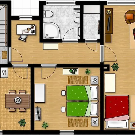 Haus Homann-Schneider, Apartment Stefan Wetter  Exterior foto